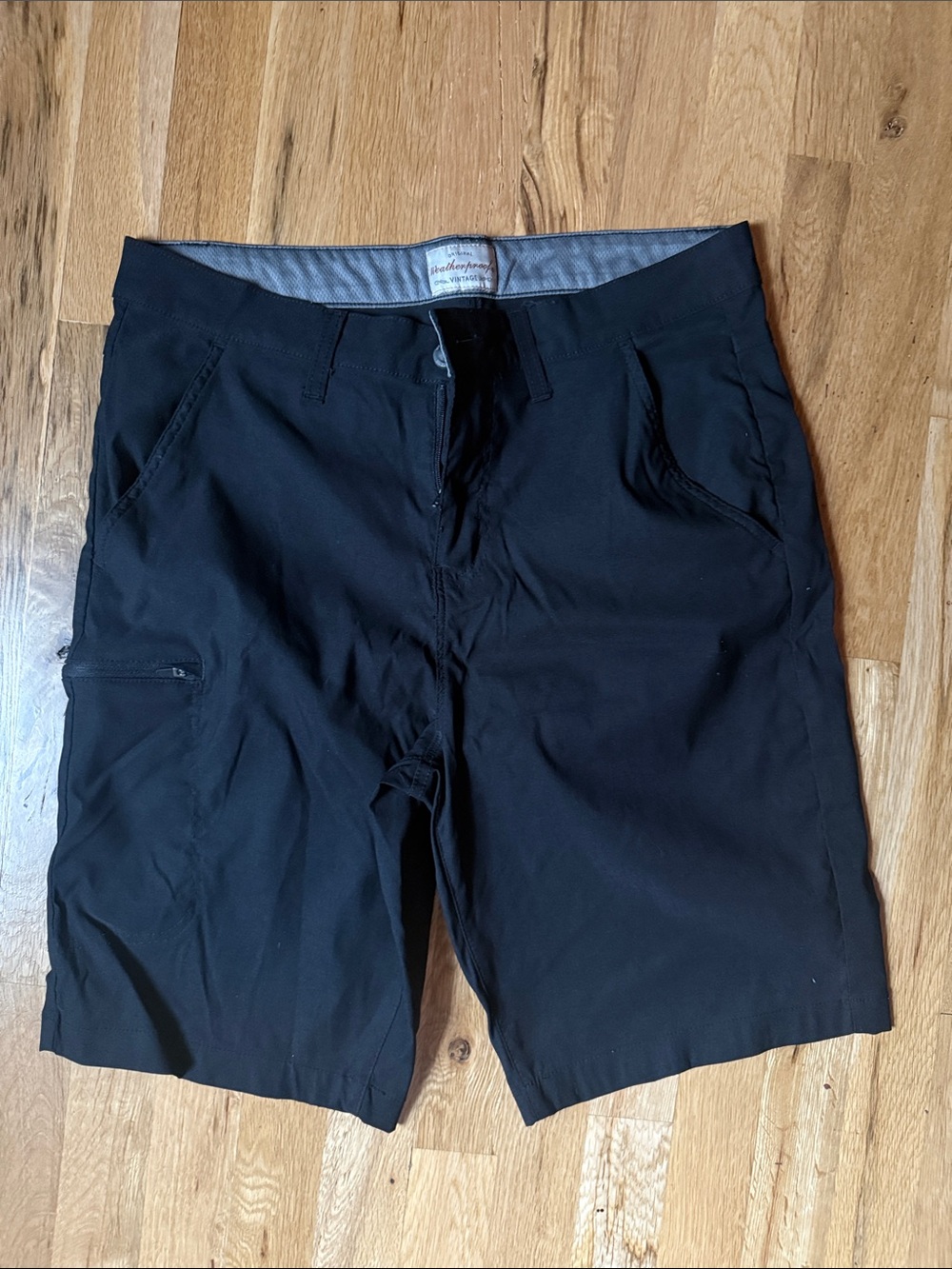 Weatherproof Men's Black Cargo Shorts